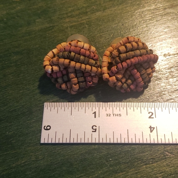 Lot of 6 Pair Various Handmade Earrings - Picture 8 of 8